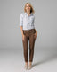 Coffee Skinny Trousers | The Elisa