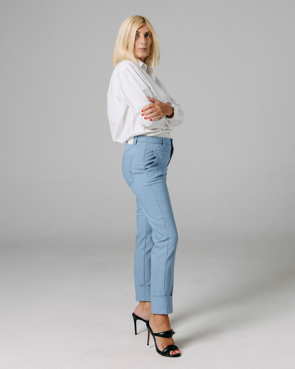Taube Ankle Chino Trousers | The Lola