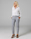 Dark Grey Ankle Chino Trousers | The Lola