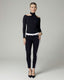 Black & White Stripe Skinny Trousers | The Bonita
