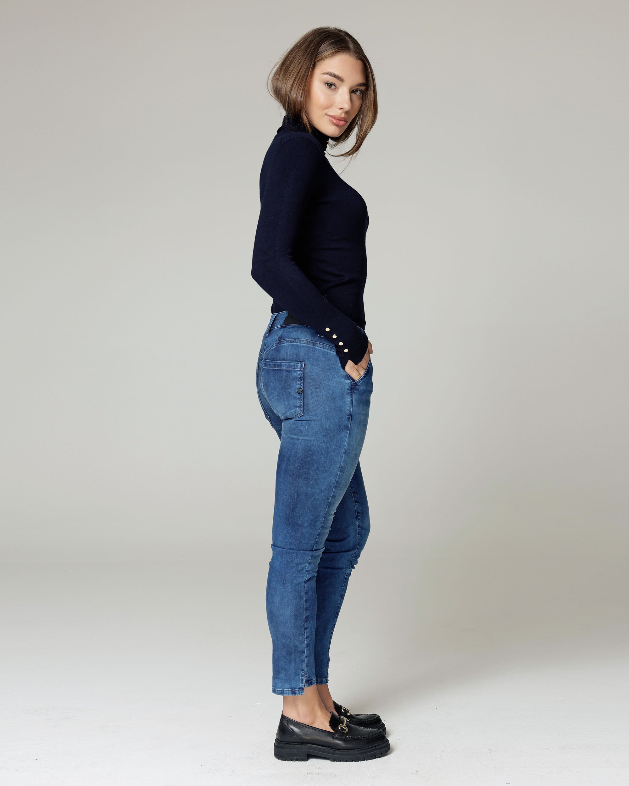 Soft Vintage Blue Skinny Jeans | The Nicky Zweitbild