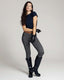 Grey Checkprint Skinny Trousers | The Elisa