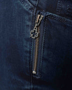 Blue-Black Overdyed Jeans | The Noemi