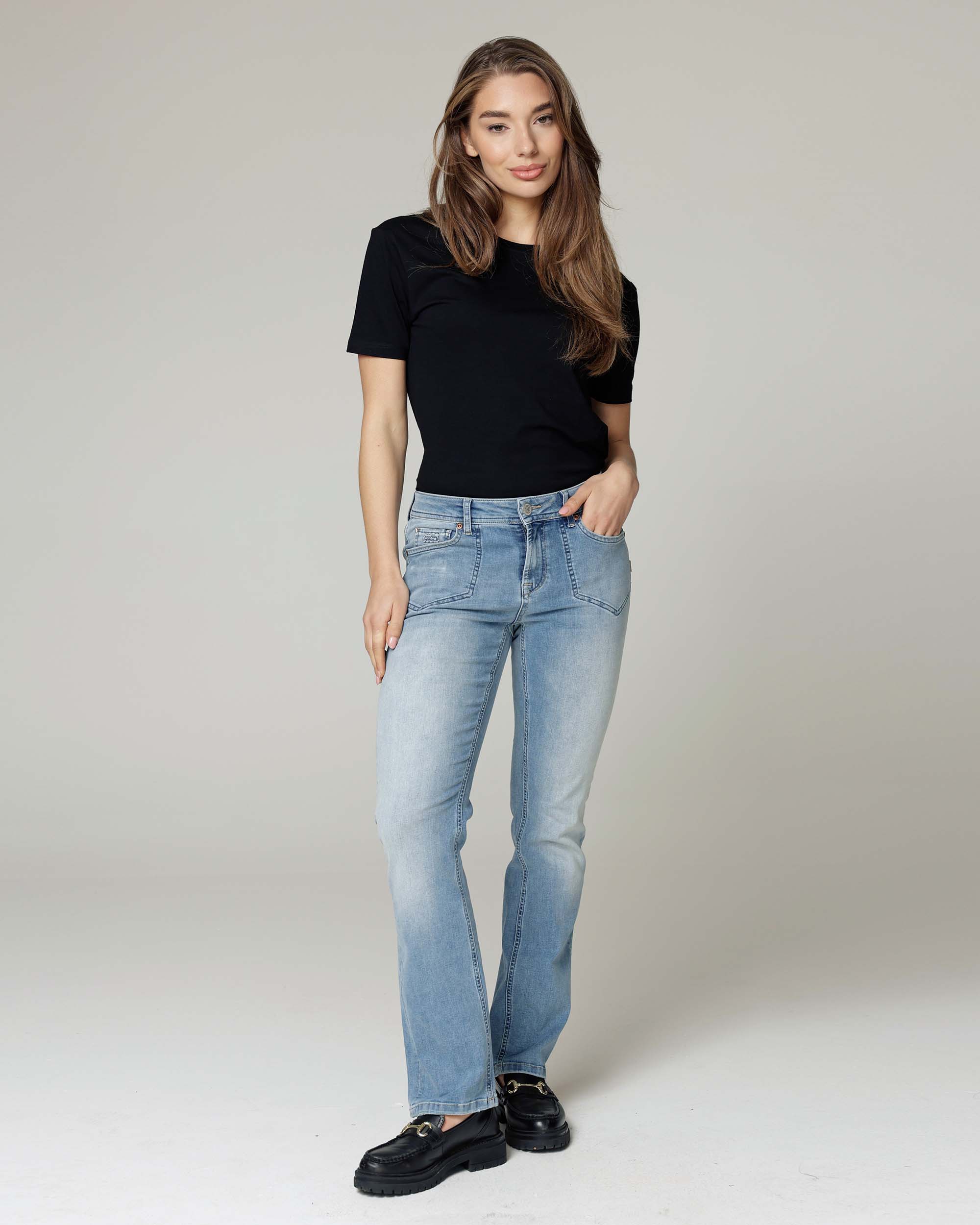 Super Vintage Looking Straight Jeans | The Messina Hauptbild