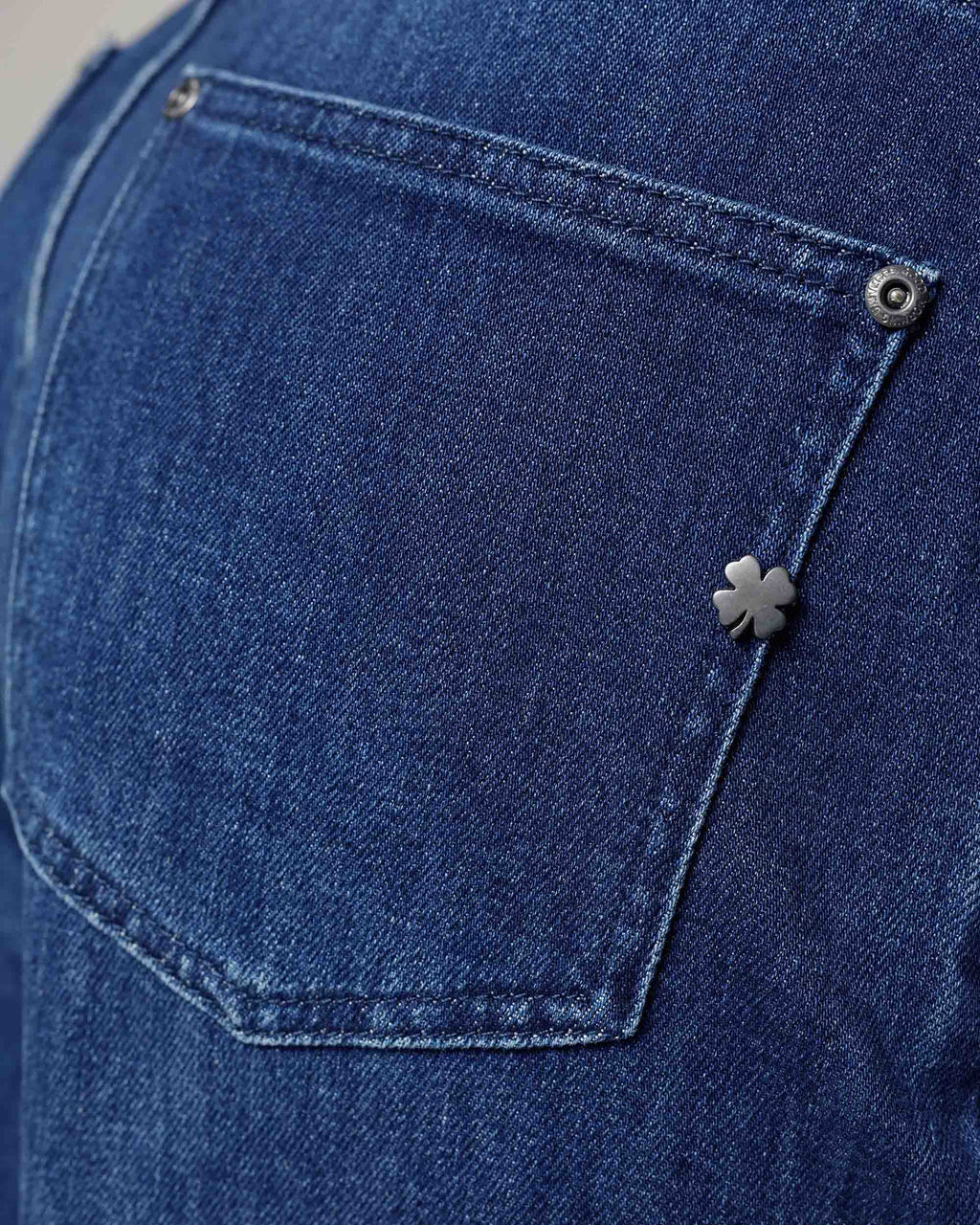 Dark Blue Wide-Leg Jeans | The Diba