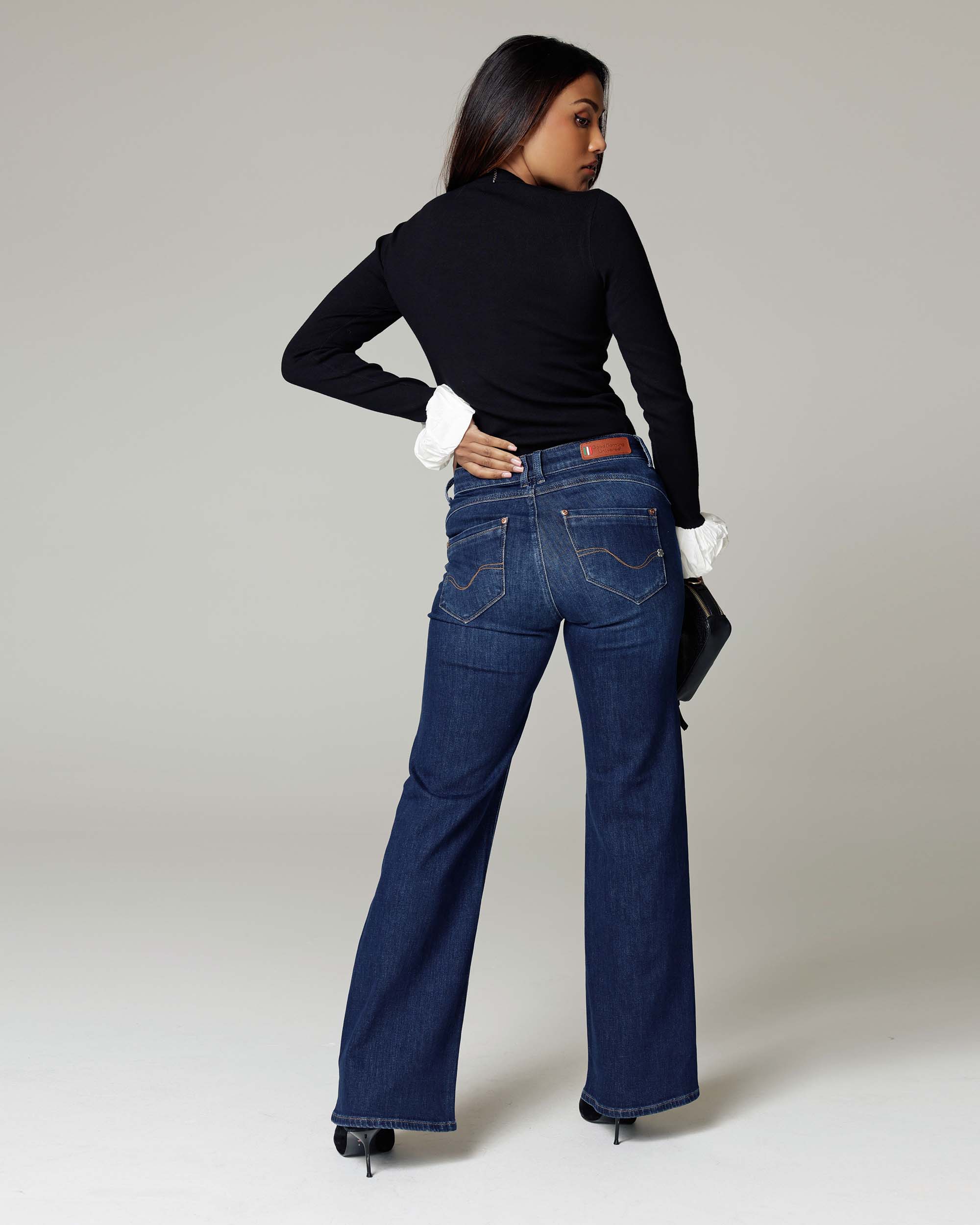 Dark Blue Straight Jeans | The Lolita