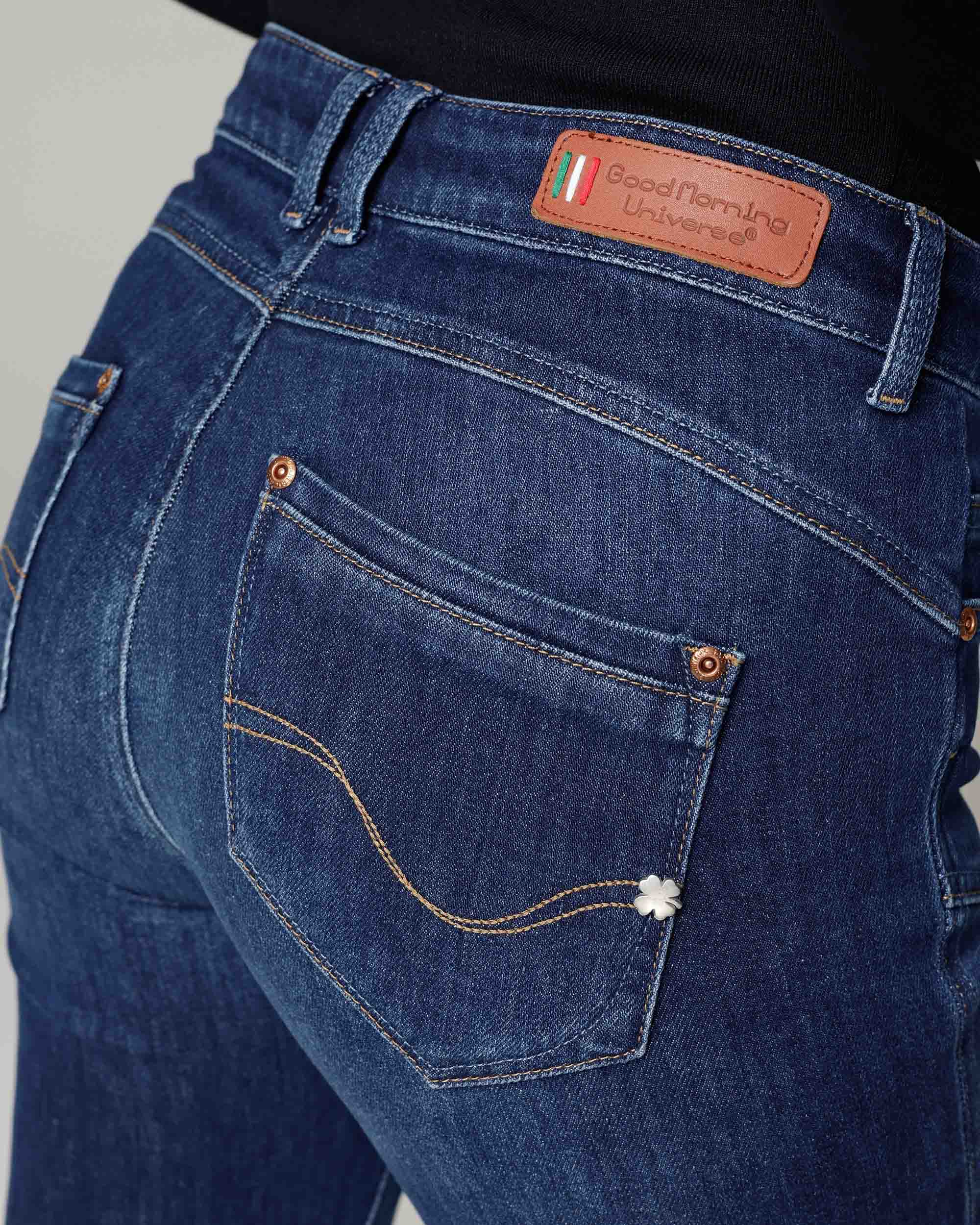 Dark Blue Straight Jeans | The Lolita