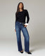 Dark Blue Straight Jeans | The Lolita