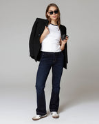 Dark Blue Bootcut Jeans | The Luna