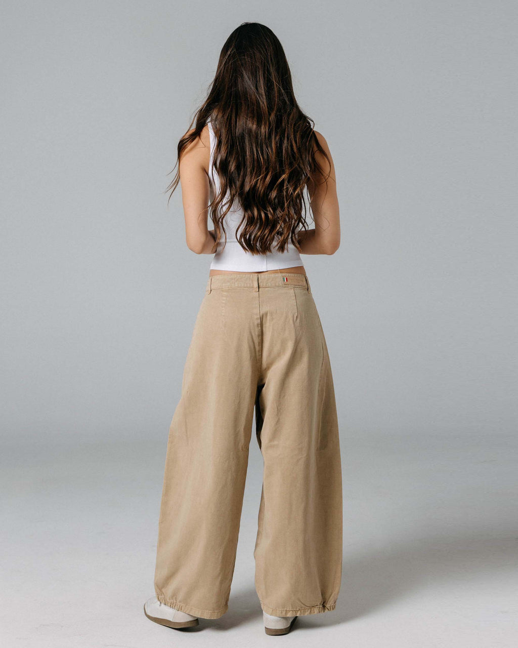 The Chiara | Fire Wood Barrel Trousers