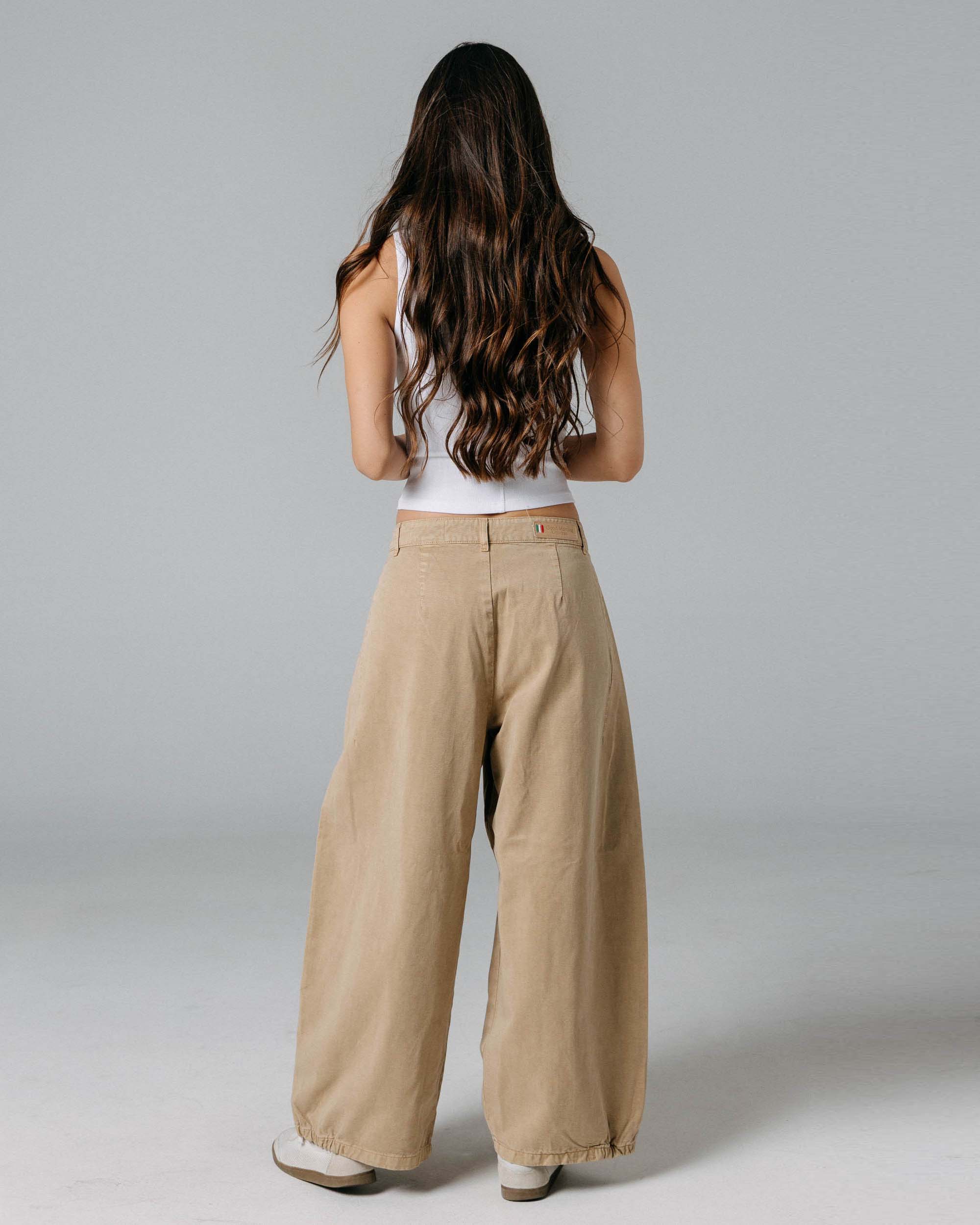 The Chiara | Fire Wood Barrel Trousers