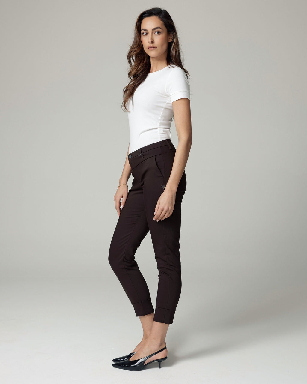 Dark Brown Chinos | The Lola