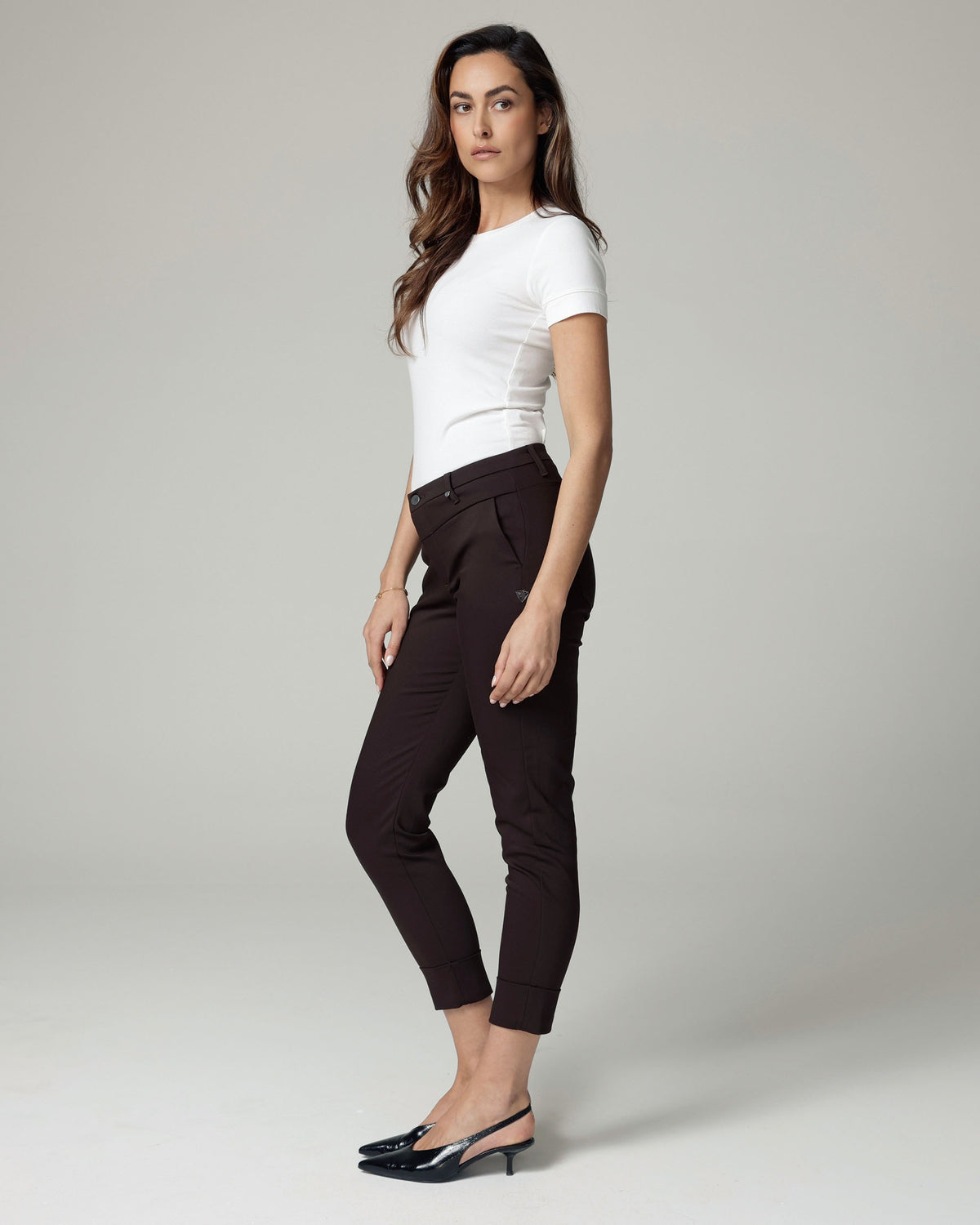 Dark Brown Chinos | The Lola