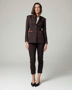 Dark Brown Chinos | The Lola